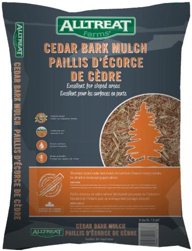 2 Cu.Ft. Natural Cedar Bark Garden Mulch